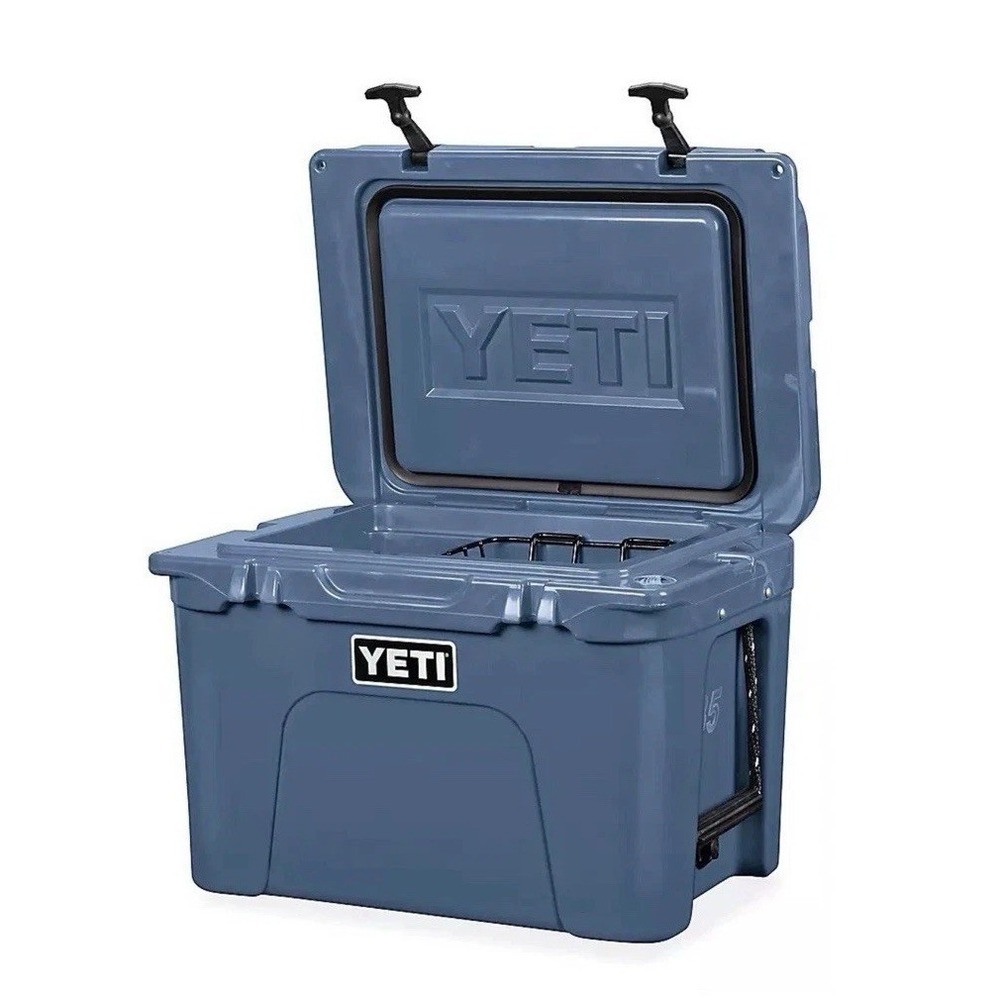 YETI Tundra 35 Hard Cooler Navy Blue Original Box - Picture 2 of 6